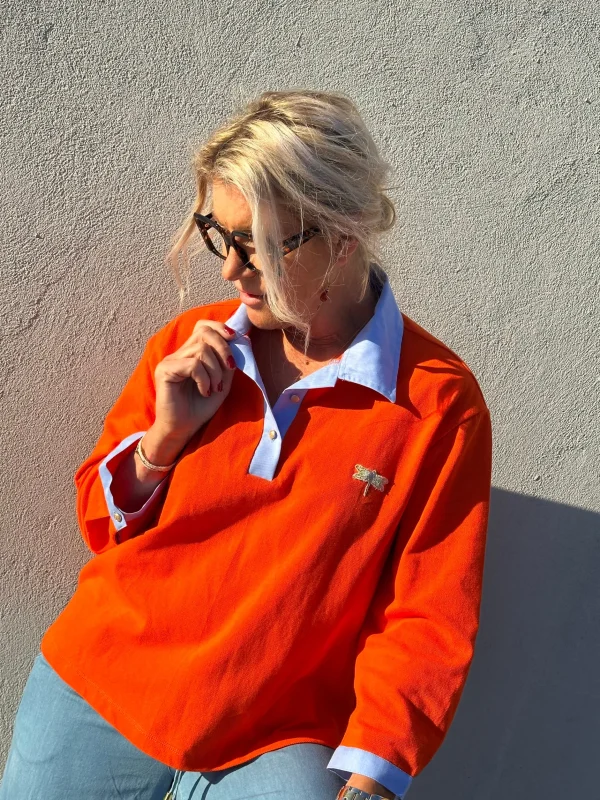 Outlet 2501317 Selma polo pique Bluser