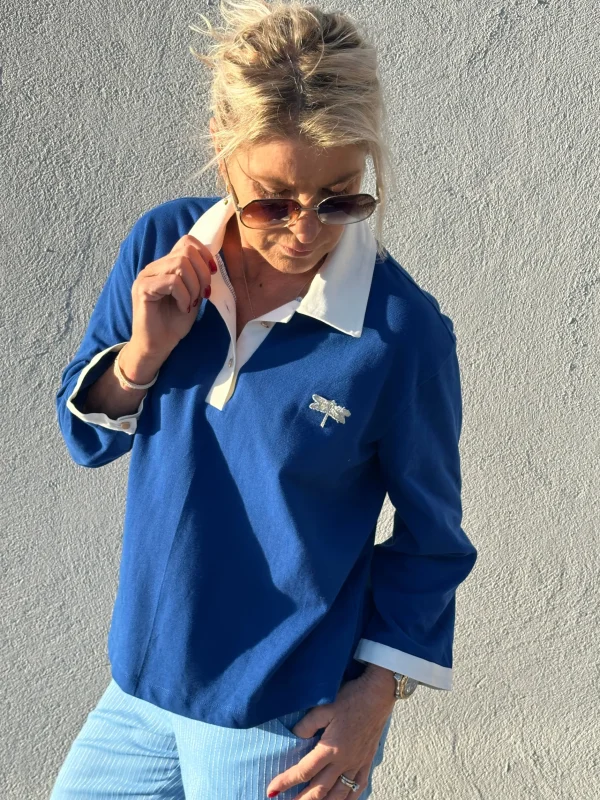 Fashion 2501317 Selma polo pique royal Bluser