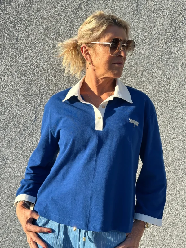Fashion 2501317 Selma polo pique royal Bluser