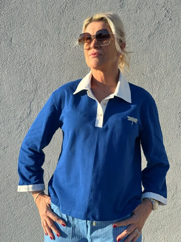Fashion 2501317 Selma polo pique royal Bluser