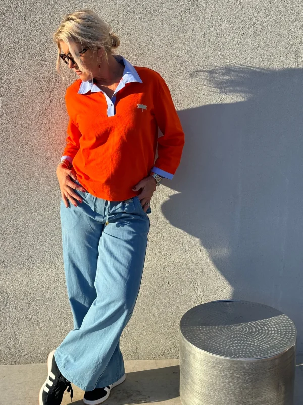 Outlet 2501317 Selma polo pique Bluser