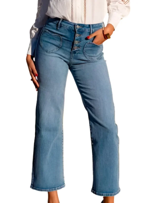 Hot 34651 Sanna bukser denim Bukser