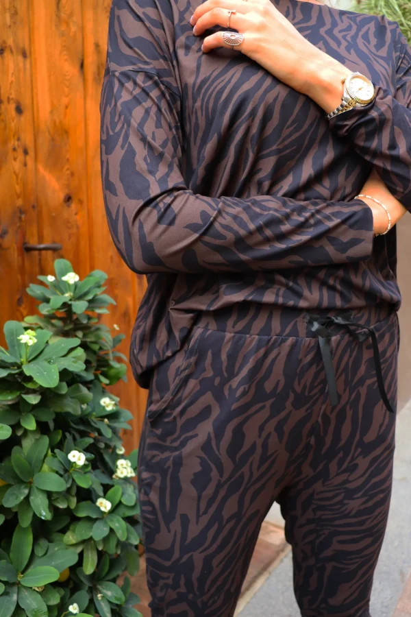 Hot Liberte 9500 Alma bukser dark brown Bukser