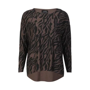 Clearance Liberte 9504 Alma LS top dark brown Bluser