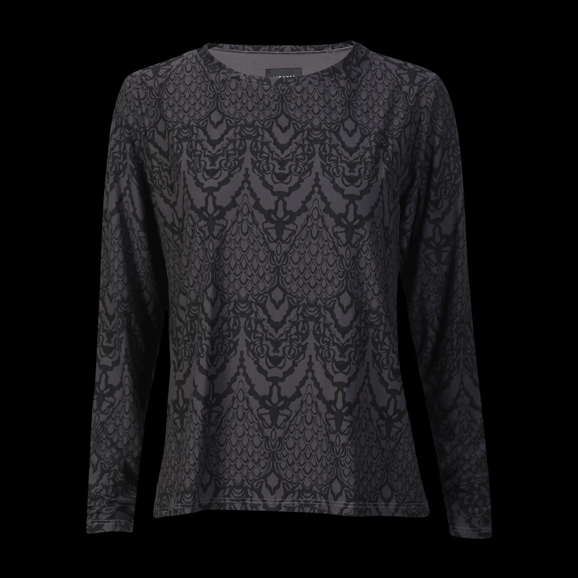 liberte__alma_ls_u_tshirt_0.webp Discount Liberte 22146 Alma LS U T-shirt dark grey Bluser