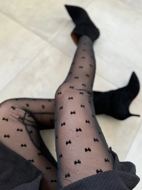 New Liberte 24084 mesh leggins flock bow Leggins | Strømper