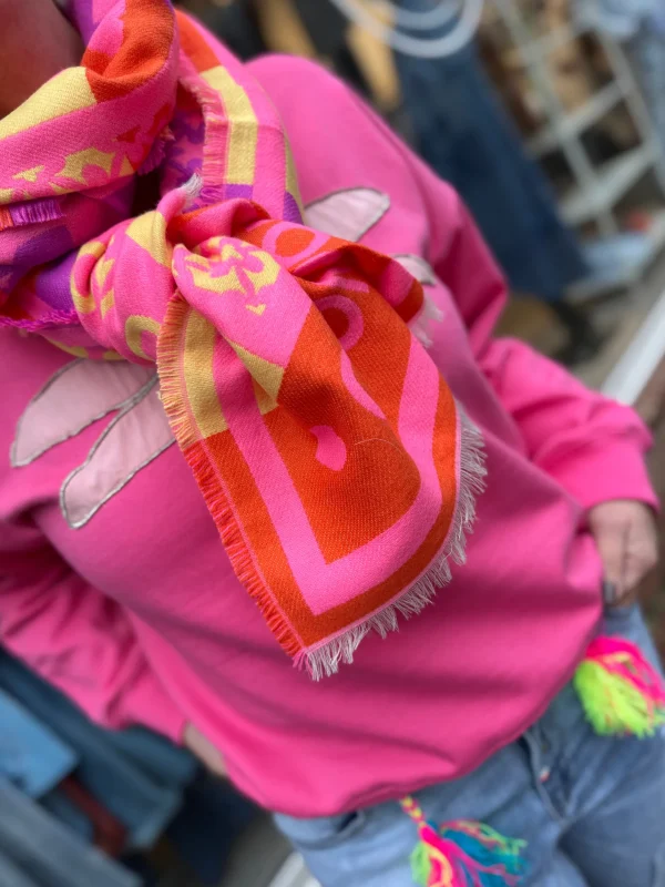 Online 4829 MOOD scarf NEON Tørklæder