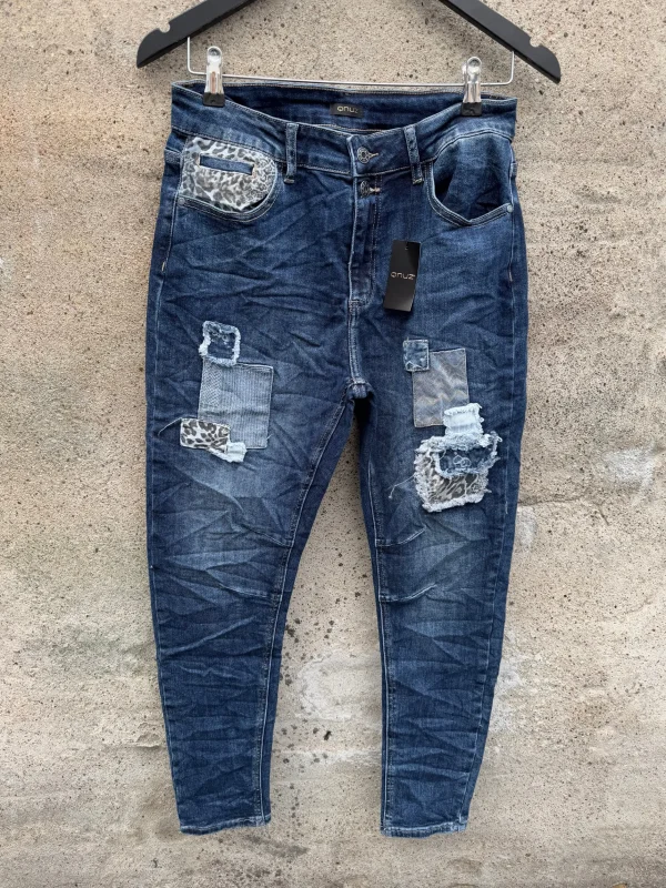 Clearance 8885 Ragna jeans patches denim Bukser | Jeans