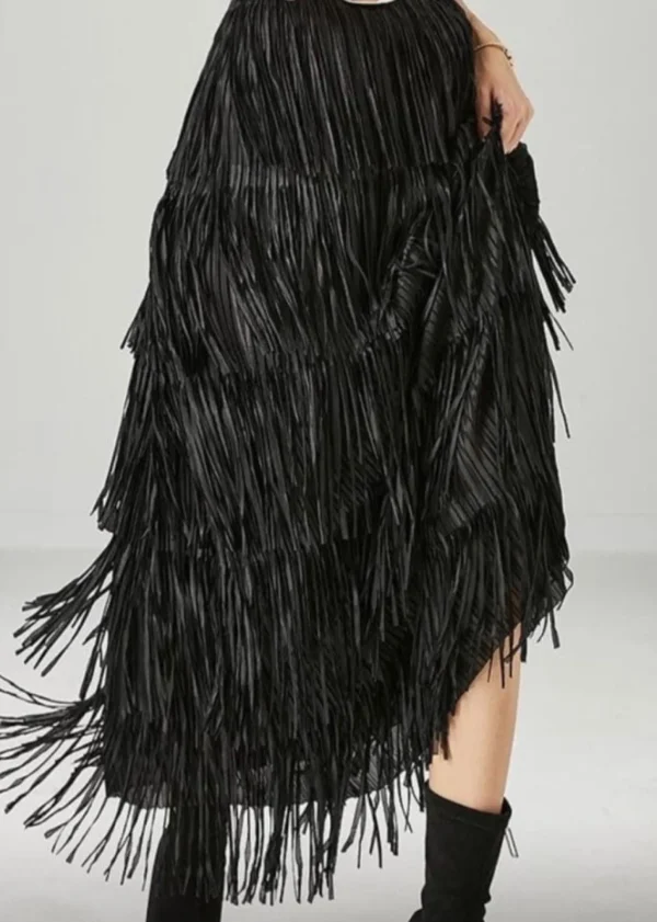 Outlet 9909 skirt fringes Nederdele