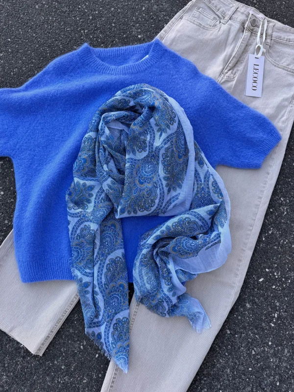 Hot 4797 smila scarf paisley Tørklæder