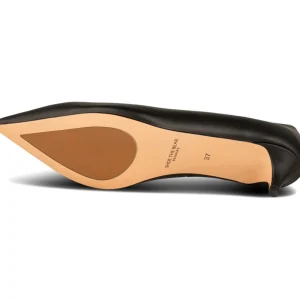 New STB2377 Mie leather heel Fodtøj