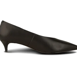 New STB2377 Mie leather heel Fodtøj
