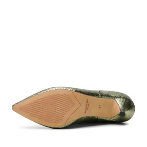 Discount STB1853 Valentine low cut snake olive Fodtøj