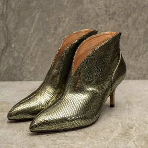 Discount STB1853 Valentine low cut snake olive Fodtøj